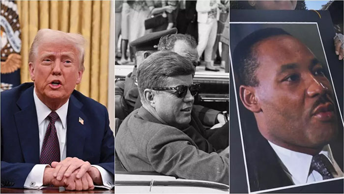 Trump ordena desclasificar los archivos sobre la muerte de los Kennedy y Luther King